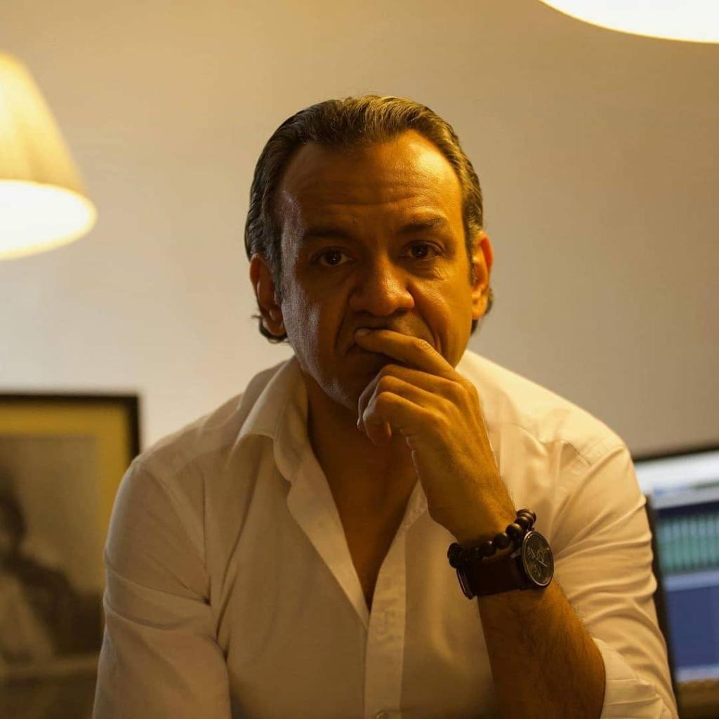Hisham Gabr portrait in warm light